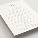 "Empire" - Menus in Dusty Blue by Jennifer Postorino - Detail