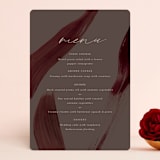 "Garnet" - Menus in Walnut by Olivia Kanaley Inman - Front
