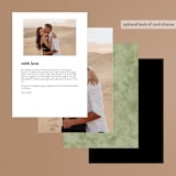 "Kota" - Menus in Onyx by Nazia Hyder - Back of Card Options