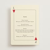 "Red Hearts" - Menus in Champagne by Helena Vitto - Front