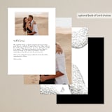 "Forever" - Menus in Ink by Blustery August - Back of Card Options