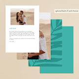 "The Palm" - Menus in Flamingo by Pixel and Hank - Back of Card Options