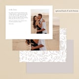 "Rocky Seaside Frame" - Menus in Ocean by Shiny Penny Studio - Back of Card Options