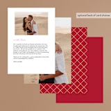 "Love Connection" - Menus in Red Hot by Kim Dietrich Elam - Back of Card Options