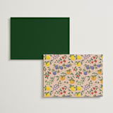 "Bountiful" - Menus in Verde by Paper Sun Studio - Back of Card Options