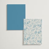 "Puglia" - Menus in Ocean by Pati Cascino - Back of Card Options