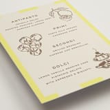 "Campania" - Menus in Limone by Megan Davis - Detail