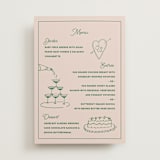 "Crazy Little Thing Called Love" - Menus in Avocado by Helena Vitto - Front