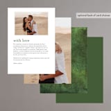 "mountain wedding" - Menus in Summer by Anastasia Makarova - Back of Card Options