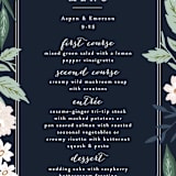 "Floral Edged Frame" - Menus in Royal by Alethea and Ruth - Detail