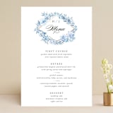 "Poetic Blue" - Menus in Sky by Qing Ji - Front