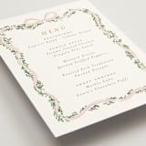 "Ribbonly Frame" - Menus in Blush by Itsy Belle Studio - Detail