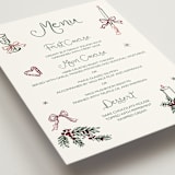 "Holidays ink doodles" - Menus in Enchanted Holiday by Cass Loh - Detail