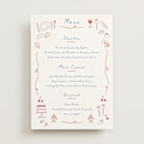"Bon Vivant" - Menus in Cardinal by Ani Somi - Front