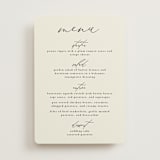 "Love and Faith" - Menus in Vanilla by Louise Kay - Front
