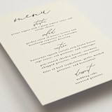 "Love and Faith" - Menus in Vanilla by Louise Kay - Detail