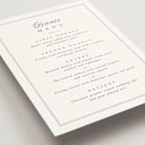 "Crawford" - Menus in Ivory by Amy Kross - Detail