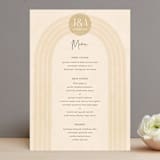 "Chuppah Arch" - Menus in Desert Sun by Laura Bolter - Front