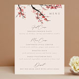 "Blossoms of Love" - Menus in Champagne by frau brandt - Front