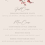 "Blossoms of Love" - Menus in Champagne by frau brandt - Detail