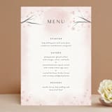 "Cherry Blossoms" - Menus in Cherry Blossom by Stephanie Hawkes - Front
