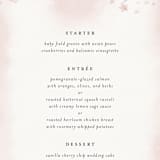 "Cherry Blossoms" - Menus in Cherry Blossom by Stephanie Hawkes - Detail