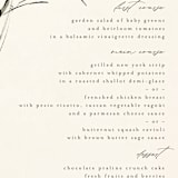 "Bambusa" - Menus in Almond by Anastasia Makarova - Detail