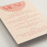 "Unity" - Menus in Blossom by Hudson meet Rose - Detail