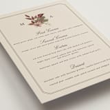 "Verdant" - Menus in Autumn by Kate Ahn - Detail