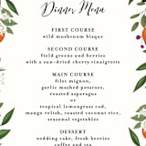 "Orange Blossoms" - Menus in Pearl by Susan Moyal - Detail