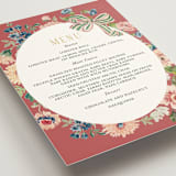 "Ruban en Fleur" - Menus in Rose by Itsy Belle Studio - Detail