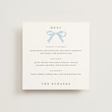 "Tied the Knot" - Menus in Sky by Baumbirdy - Front