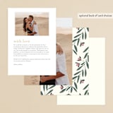 "Wreath of Laurels" - Menus in Ivory by Chris Griffith - Back of Card Options