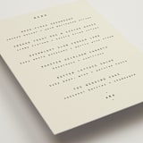 "Nonnette" - Menus in Vanilla by Blustery August - Detail