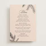 "Arboretum" - Menus in Almond by Morgan Kendall - Front
