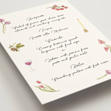 "Barolo" - Menus in Deep Blush by Pati Cascino - Detail