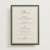 "Emerson" - Menus in Evergreen by Kelly Watkins - Front
