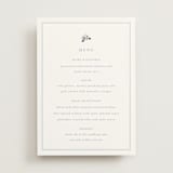 "Be With You" - Menus in French by Design Lotus - Front