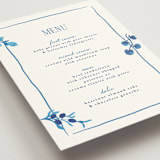 "Positano" - Menus in Cerulean by Tamara Hilje - Detail
