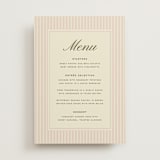 "hayden" - Menus in Blush by Ellen Schlegelmilch - Front