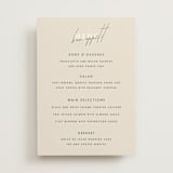 "True North" - Menus in Olive You More by Design Lotus - Front