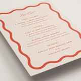 "Racquet" - Menus in Verona Sunset by Megan Davis - Detail