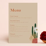 "boho desert" - Menus in Sand by Cass Loh - Front