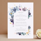"Cheerful Bouquet" - Menus in Chardonnay by Lori Wemple - Front