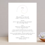 "symbol of optimism" - Menus in Blush by Phrosné Barwood - Front