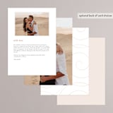 "symbol of optimism" - Menus in Blush by Phrosné Barwood - Back of Card Options