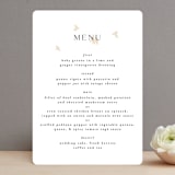 "Soar" - Menus in Cream by Phrosné Barwood - Front