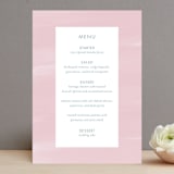 "Glisten" - Menus in Rose Quartz by Sam Dubeau - Front