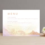 "Amanecer" - Menus in Dawn by Tamara Hilje - Front
