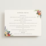 "Secret Garden" - Menus in Daisy by Susan Moyal - Front